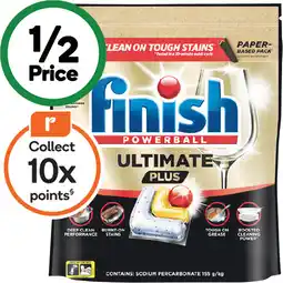 Woolworths Finish Ultimate Plus Dishwasher Tablets offer