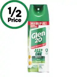 Woolworths Glen 20 Disinfectant Spray offer