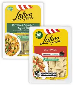 Coles Latina Filled Pasta offer