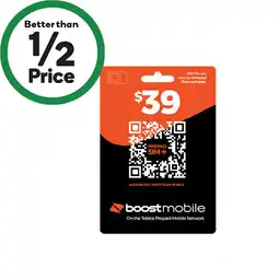 Woolworths Boost $39 Starter Pack offer