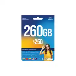 Woolworths Lebara $250 Starter Pack offer