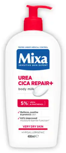 Coles Mixa Urea Cica Repair + Body Milk offer