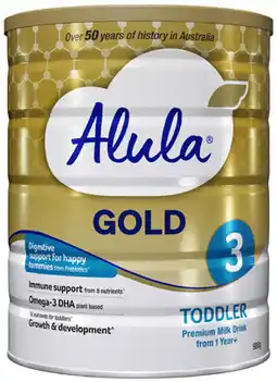 Coles Alula Gold Toddler 1 Year+ Premium Milk Drink offer
