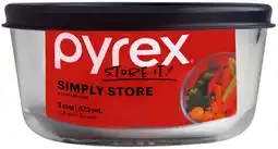 Coles Pyrex Simply Store Glass Round Container 2 Cup offer