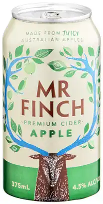 Coles Mr Finch Apple Cider Cans offer
