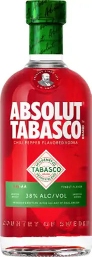 Coles NEW Absolut Tabasco Vodka offer
