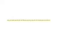 Bevilles Jewellery 9ct Yellow Gold Silver Filled Rope Necklace 45cm offer