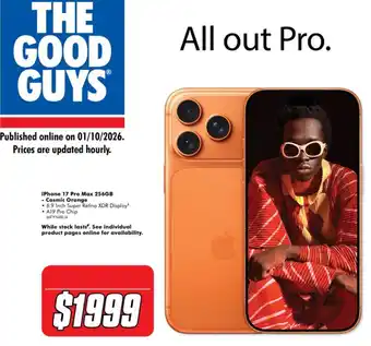 IPhone 17 Pro Max 256GB Cosmic Orange