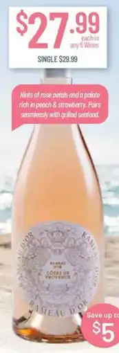 Chambers Cellars Rameau d'Or offer