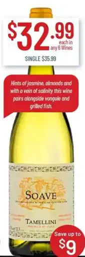 Chambers Cellars Soave Tamellini offer
