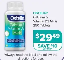 Ramsay Pharmacy Ostelin Calcium & Vitamin D3 Minis offer