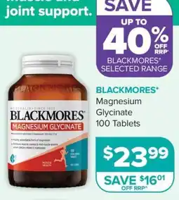 Ramsay Pharmacy Blackmores Magnesium Glycinate offer