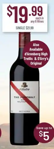 Chambers Cellars The Footbolt offer