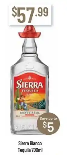 Chambers Cellars Sierra Blanco Tequila offer