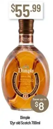 Chambers Cellars Dimple 12yr old Scotch offer