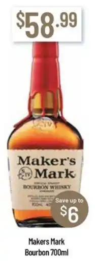 Chambers Cellars Makers Mark Bourbon offer