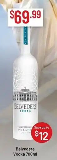 Chambers Cellars Belvedere Vodka offer
