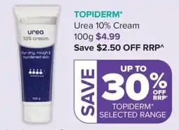 Ramsay Pharmacy Topiderm Urea 10% Cream offer