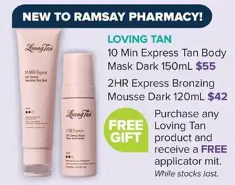 Loving Tan 10 Min Express Tan Body Mask Dark