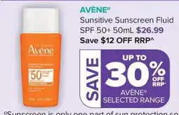 Ramsay Pharmacy Avène Sensitive Sunscreen Fluid SPF 50+ offer