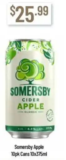Chambers Cellars Somersby Apple offer