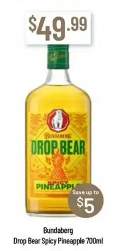 Chambers Cellars Bundaberg Drop Bear Spicy Pineapple offer