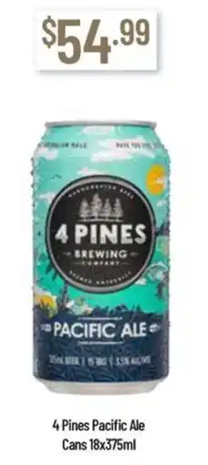 Chambers Cellars 4 Pines Pacific Ale offer
