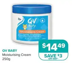 Ramsay Pharmacy QV Baby Moisturising Cream offer