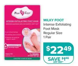 Ramsay Pharmacy Milky Foot Intense Exfoliating Foot Mask offer