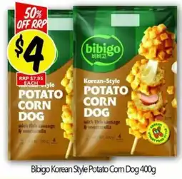 NQR Bibigo Korean Style Potato Corn Dog offer