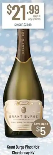 Chambers Cellars Grant Burge Pinot Noir Chardonnay NV offer