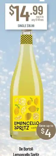 Chambers Cellars De Bortoli Limoncello Spritz offer