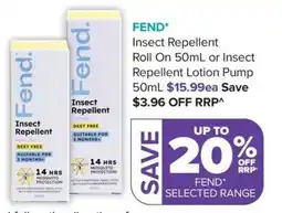 Ramsay Pharmacy Fend Insect Repellent offer