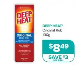 Ramsay Pharmacy Deep Heat Original Heat Rub offer
