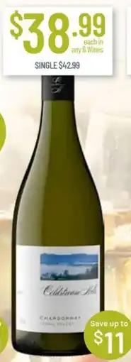 Chambers Cellars Oldstream Hills Chardonnay offer