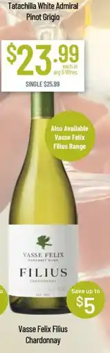 Chambers Cellars Vasse Felix Filius Chardonnay offer