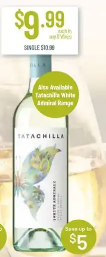 Chambers Cellars Tatachilla White Admiral offer