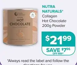 Ramsay Pharmacy Nutra Naturals Collagen Hot Chocolate offer