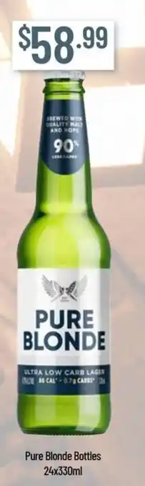 Pure Blonde Bottles