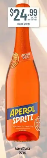 Chambers Cellars Aperol Spritz offer