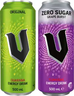 IGA V Energy Drink Selected Varieties offer