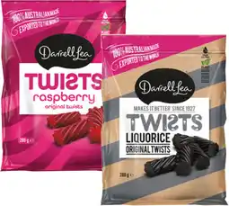 IGA Darrell Lea Liquorice Share‑280g Selected Varieties offer