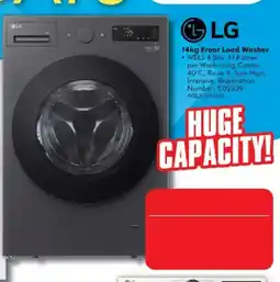 The Good Guys LG 14kg Front Load Washer offer