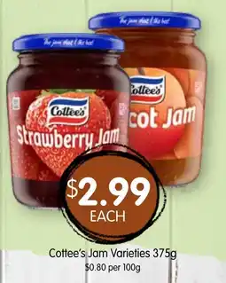 Spudshed Cottee's Jam Varieties offer
