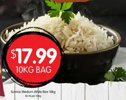 Spudshed Sunrice Medium White Rice offer