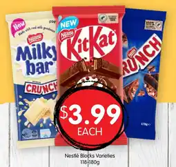 Spudshed Nestlé Blocks Varieties offer