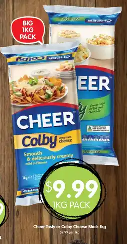 Spudshed Cheer Colby Cheese Block offer