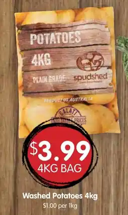 Spudshed Washed Potatoes 4kg offer
