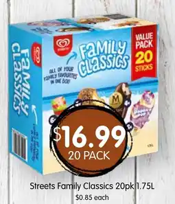 Spudshed Streets Family Classics offer