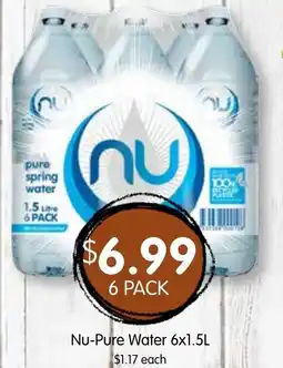 Spudshed Nu-Pure Water offer